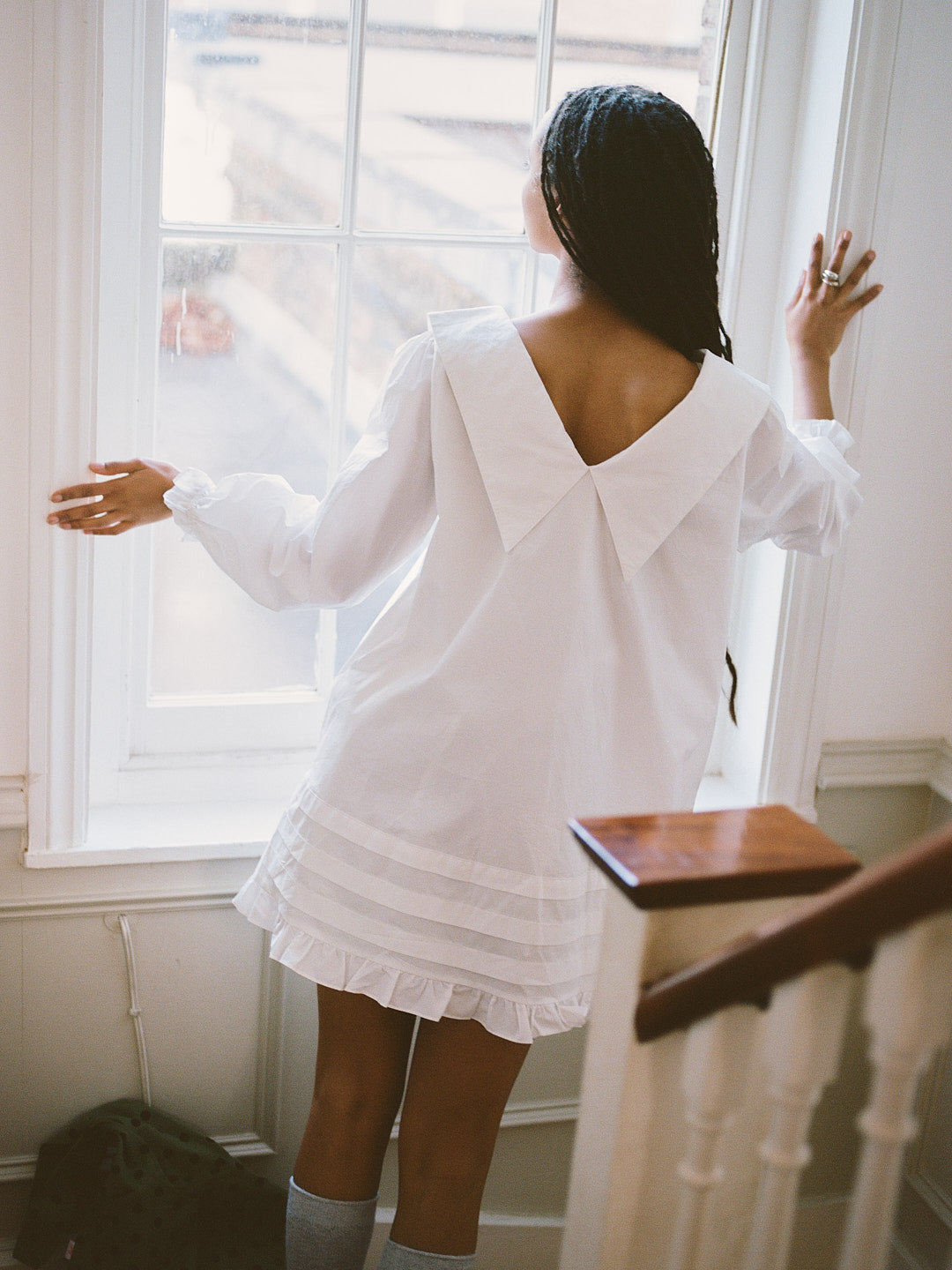 Leigh Dress Dove Fine Craftsmanship