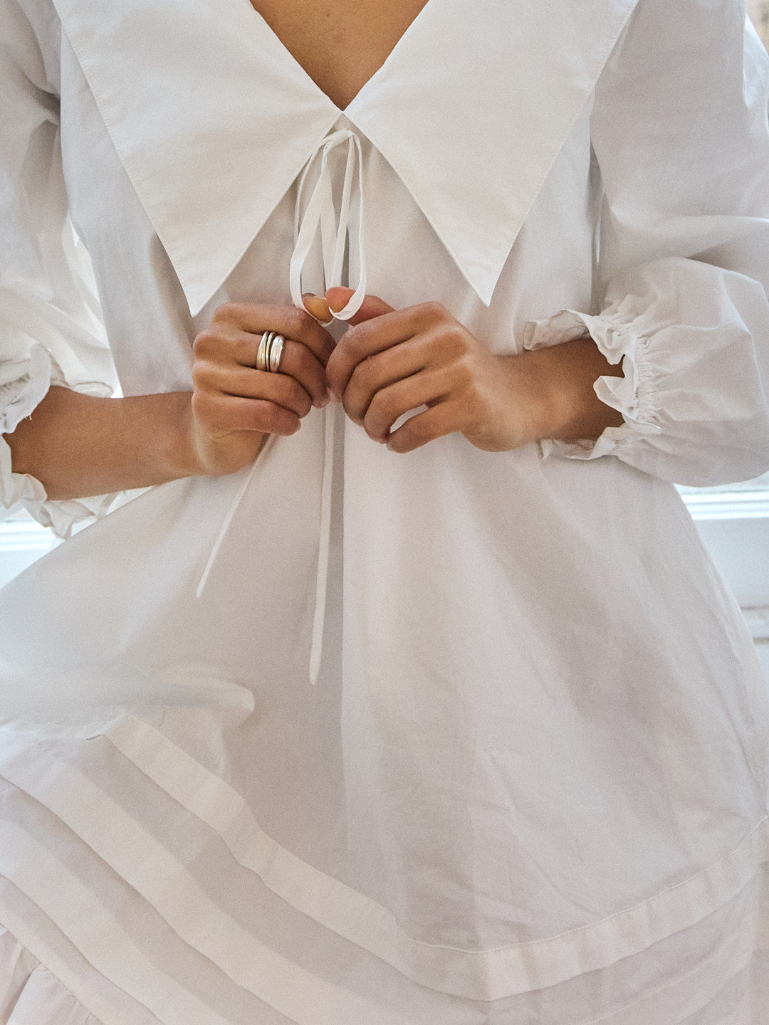 Leigh Dress Dove Fine Craftsmanship