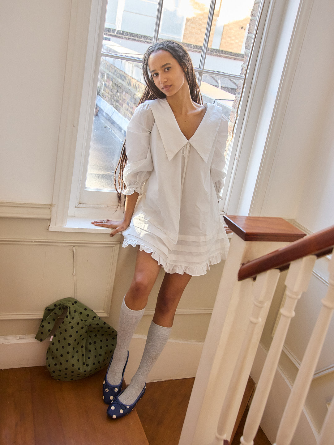 Leigh Dress Dove Fine Craftsmanship