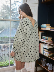Leigh Dress Mint Chip Dot All New