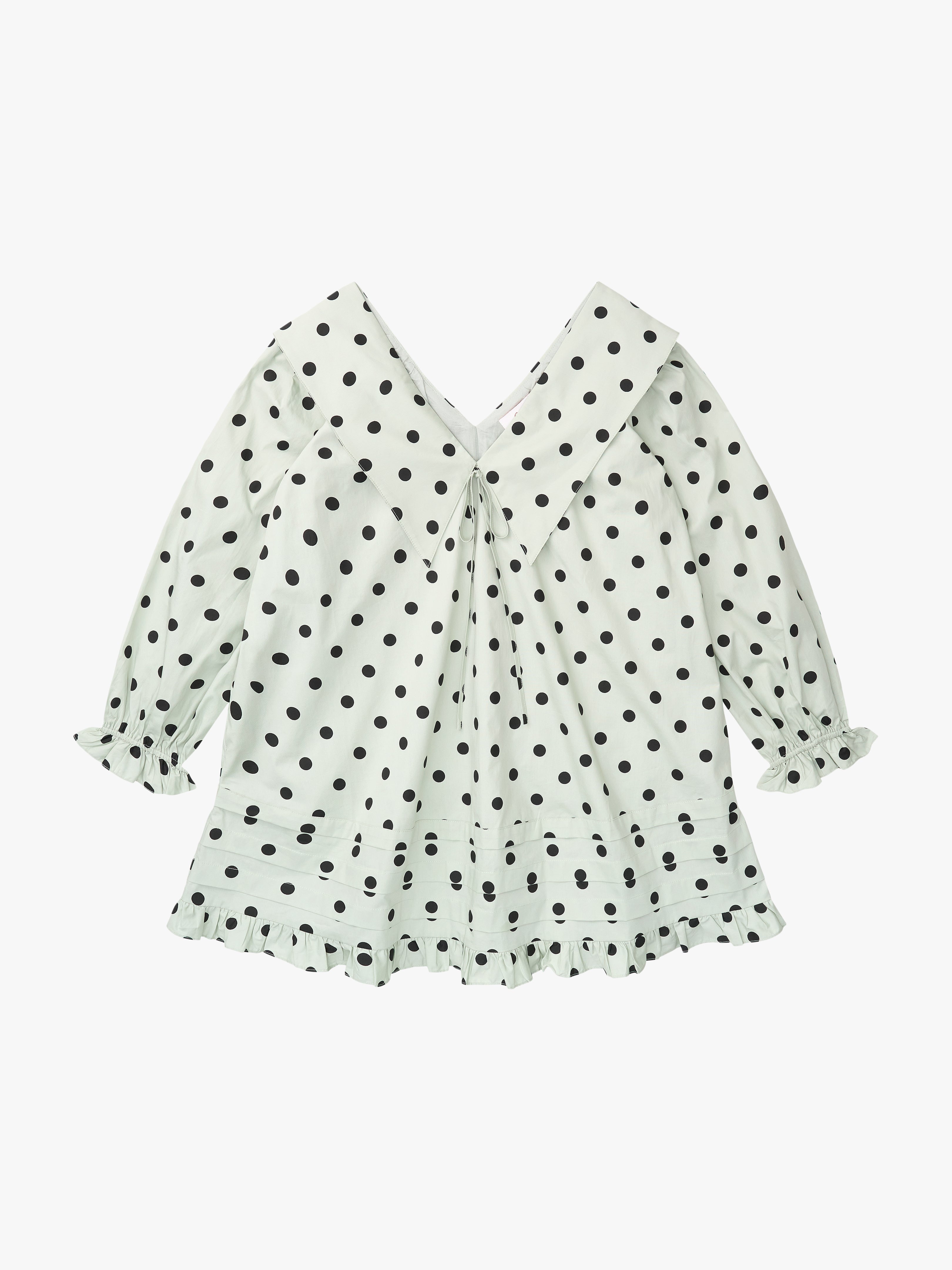 Leigh Dress Mint Chip Dot All New