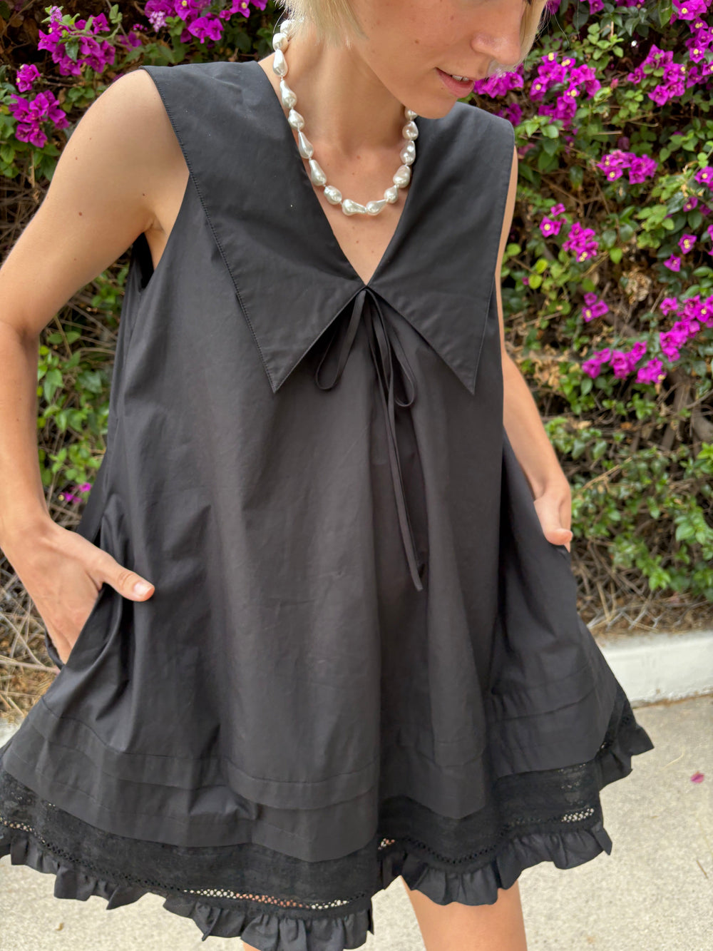 Jenny Mini Dress Black Fresh Design