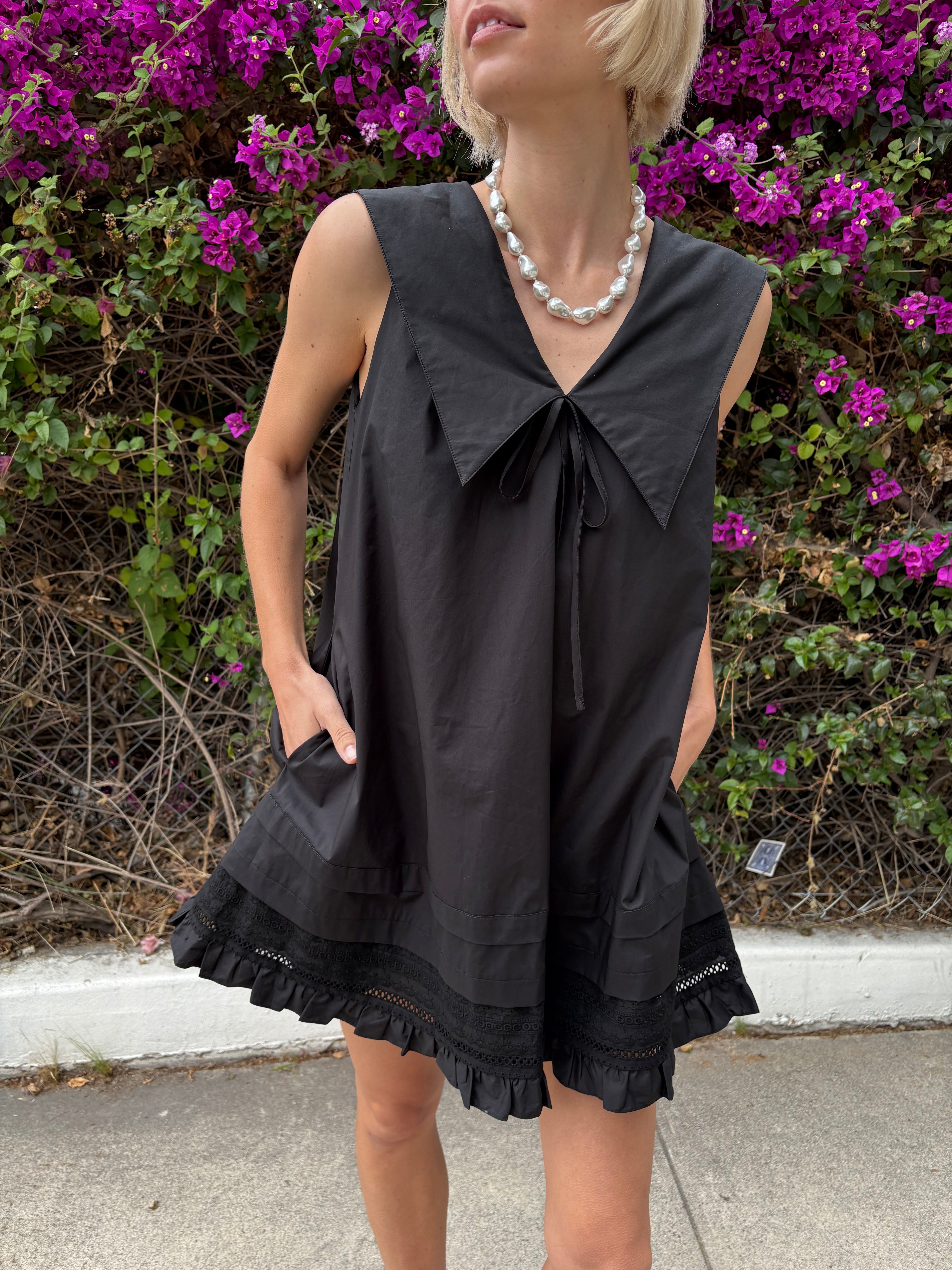 Jenny Mini Dress Black Fresh Design