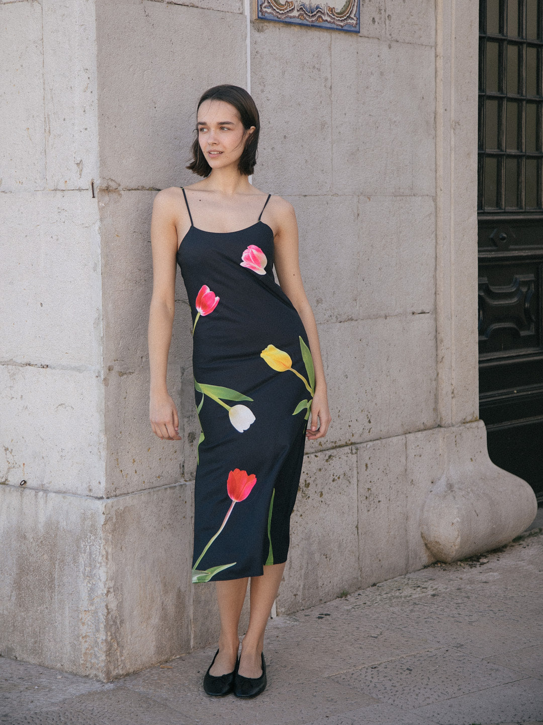 Tulip Dress Black Exclusive Style