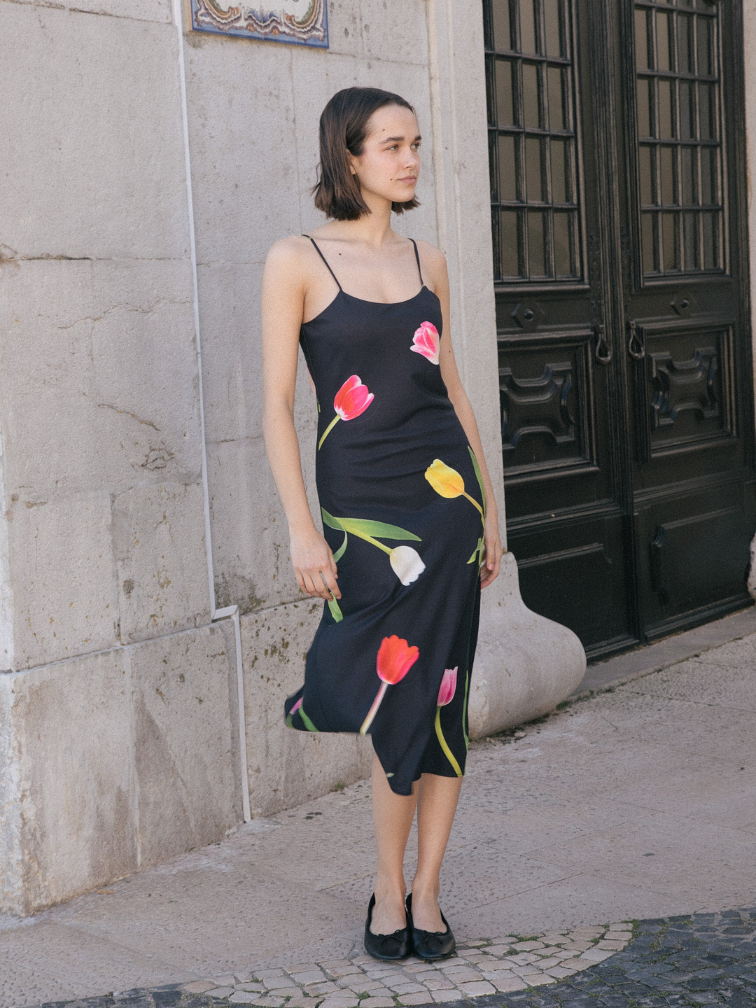 Tulip Dress Black Exclusive Style
