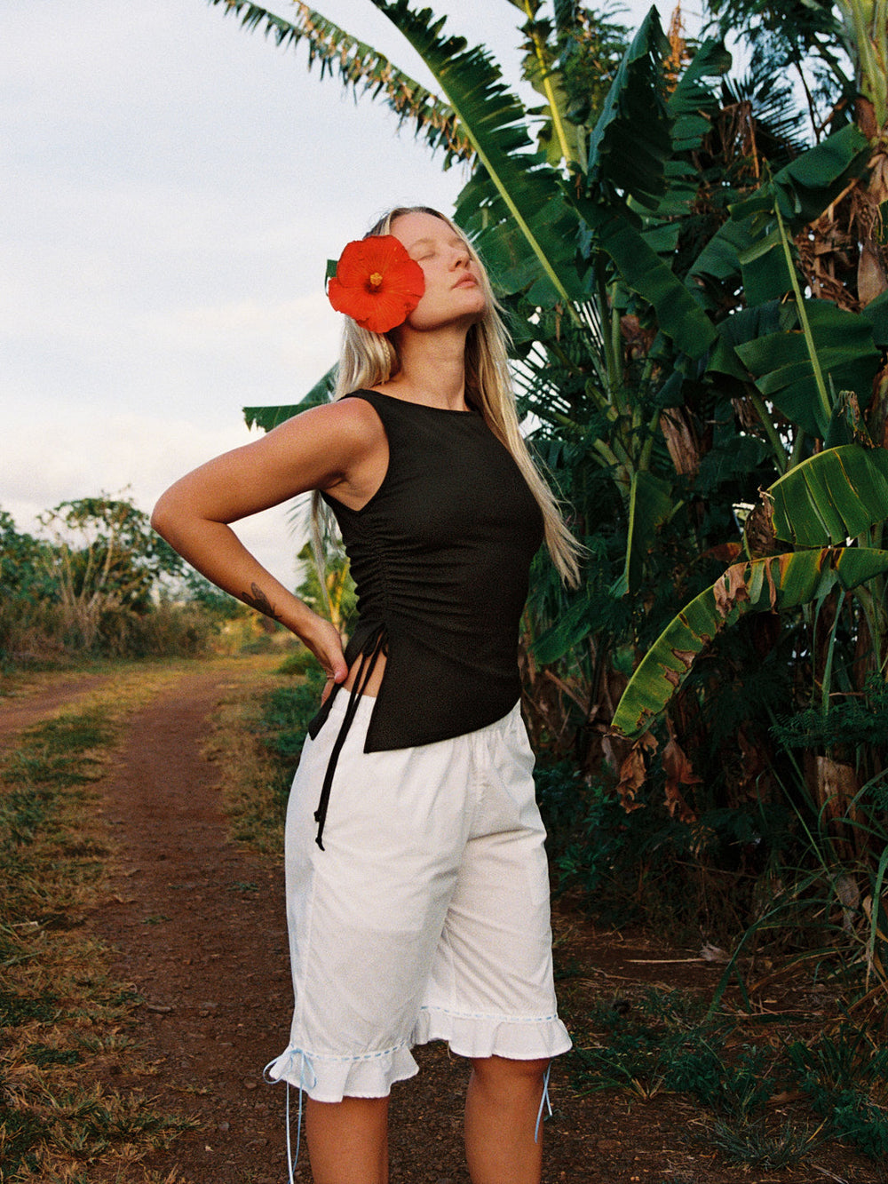 Erin Tank Black Fine Craftsmanship