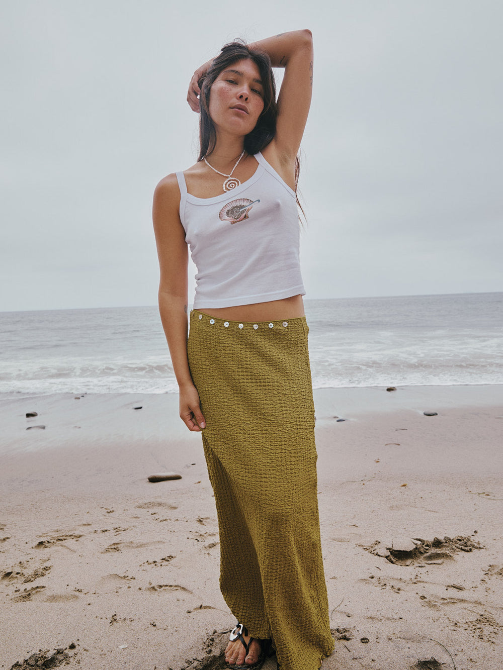 Sammy Skirt Olive Fresh Design