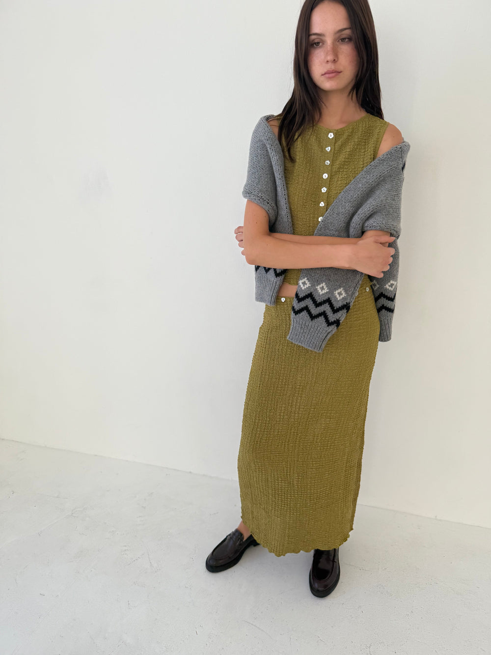 Sammy Skirt Olive Fresh Design