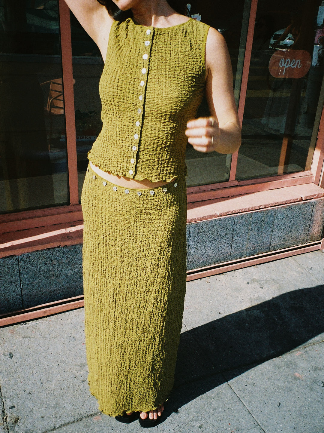 Sammy Skirt Olive Fresh Design
