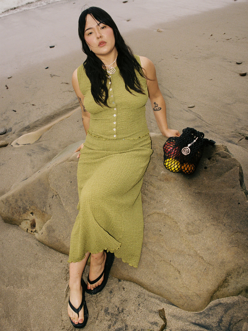 Sammy Skirt Olive Fresh Design