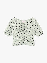 Margaret Top Mint Chip Dot Fresh Design