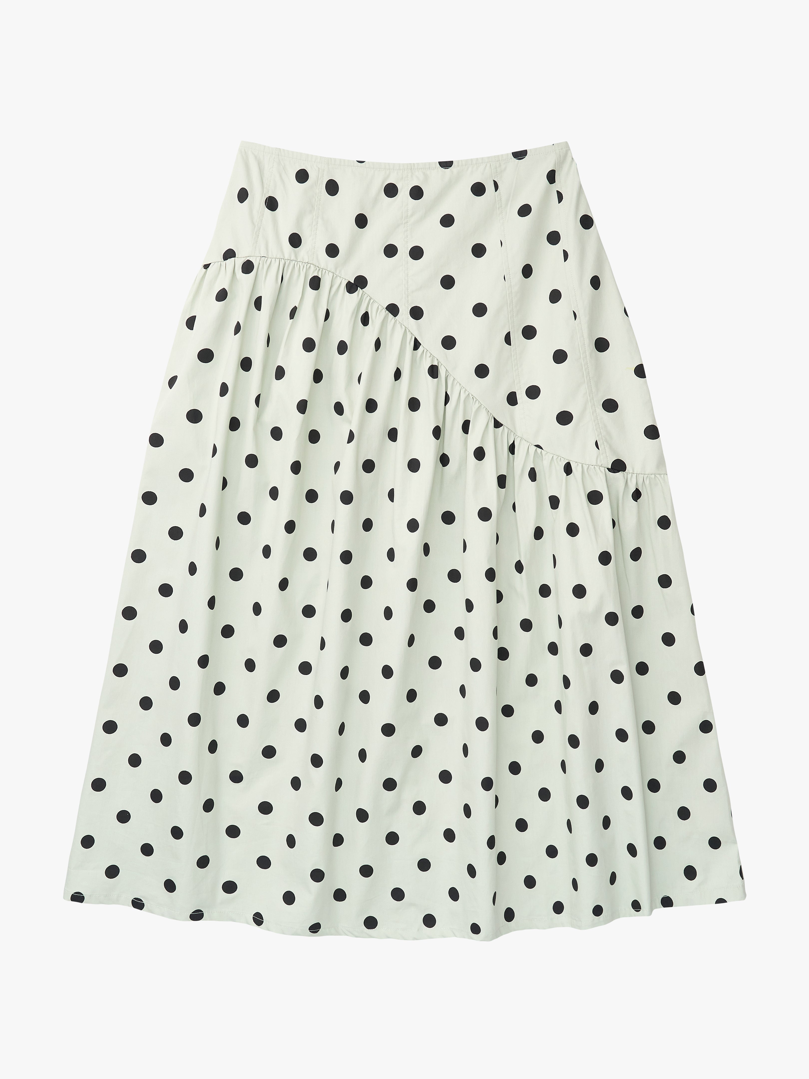 Maeve Midi Skirt Mint Chip Dot Exclusive Style