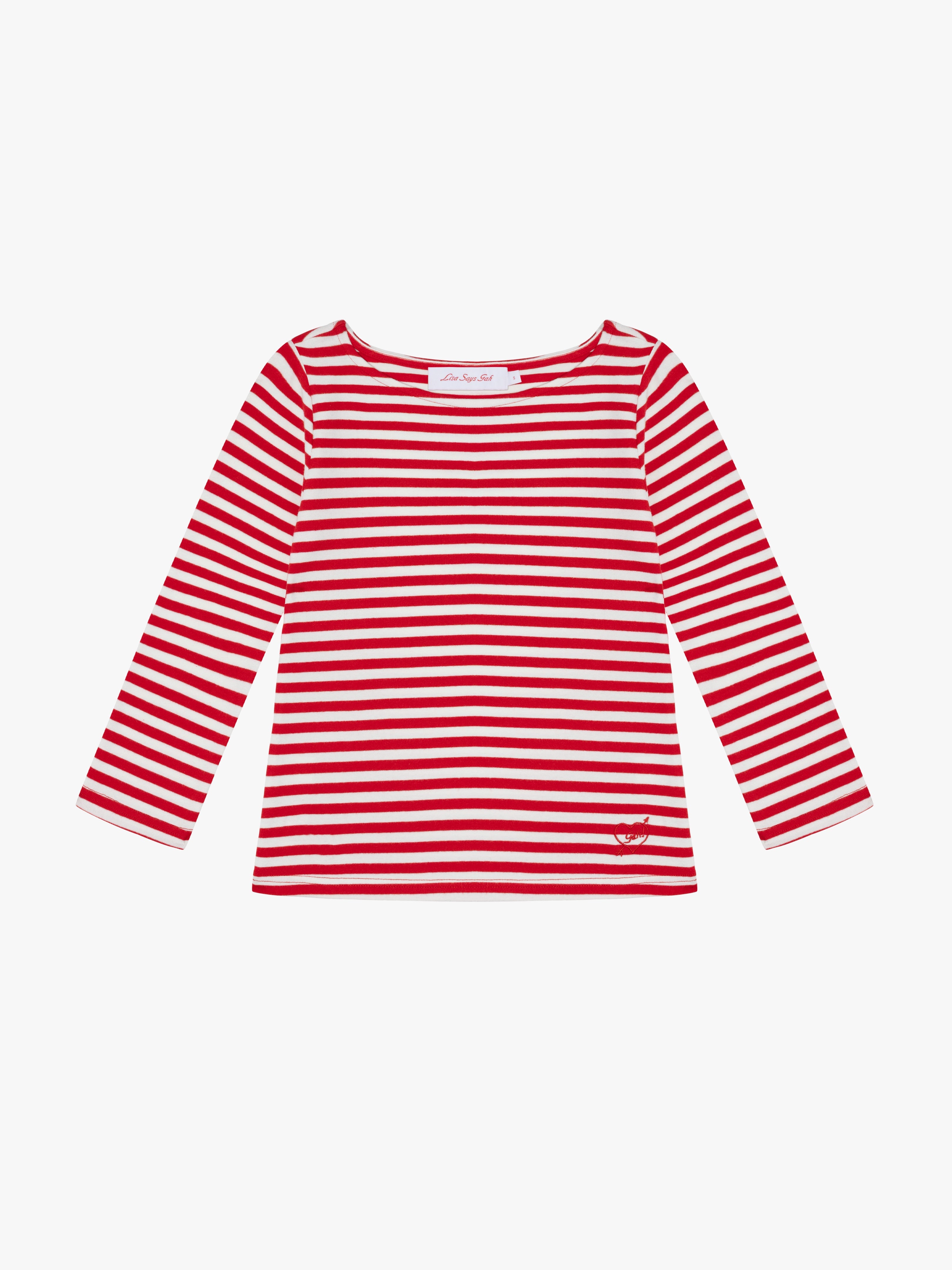 Nia Top Scarlett Stripe Fresh Design