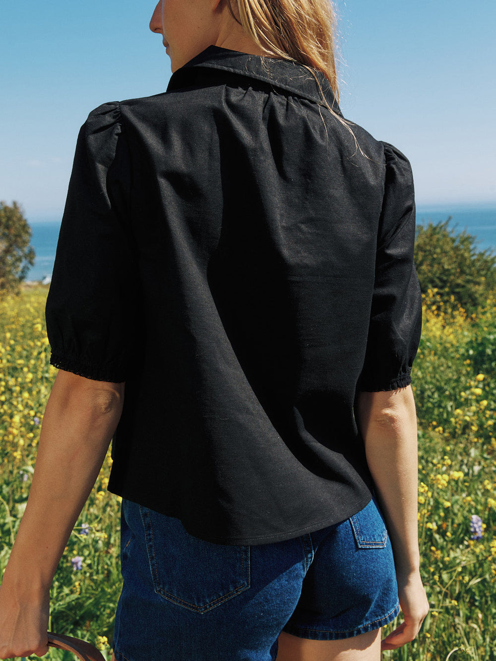 Sam Top Black Fine Craftsmanship