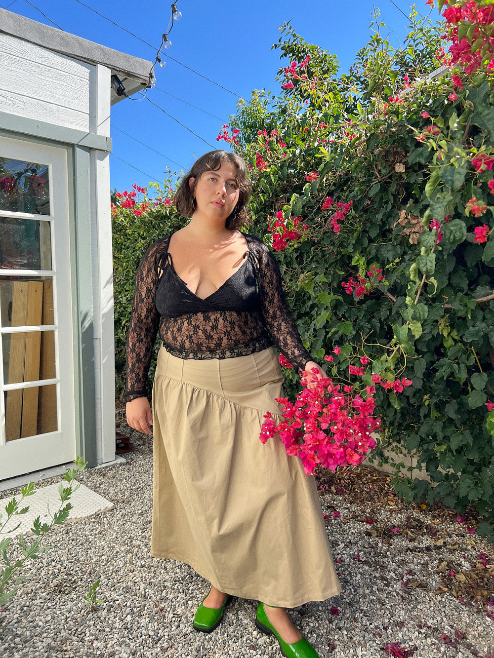 Maeve Midi Skirt Toast Twill Exclusive Style