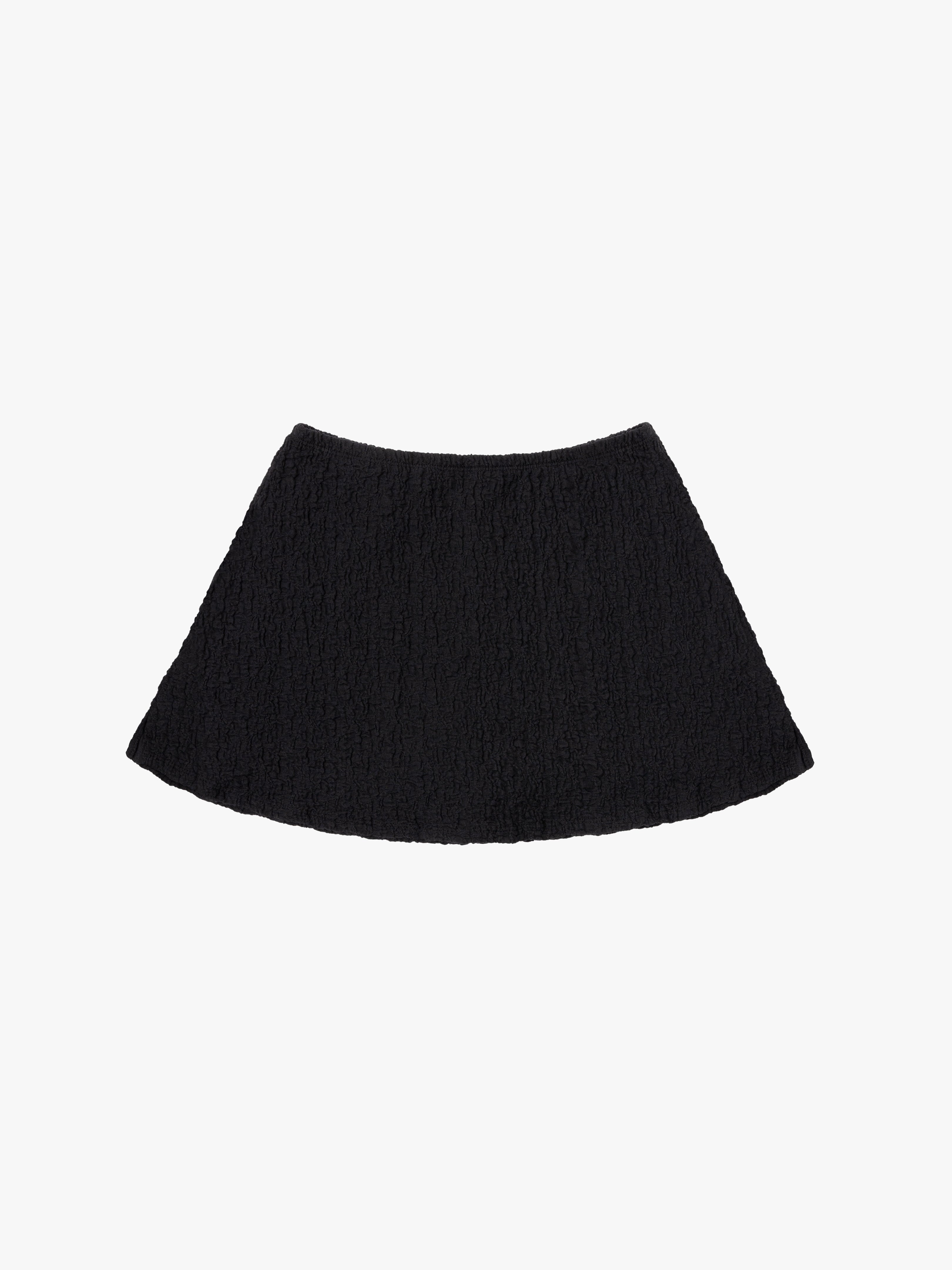 Darcy Skort Black Crinkle Fine Craftsmanship