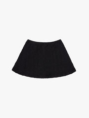 Darcy Skort Black Crinkle Fine Craftsmanship
