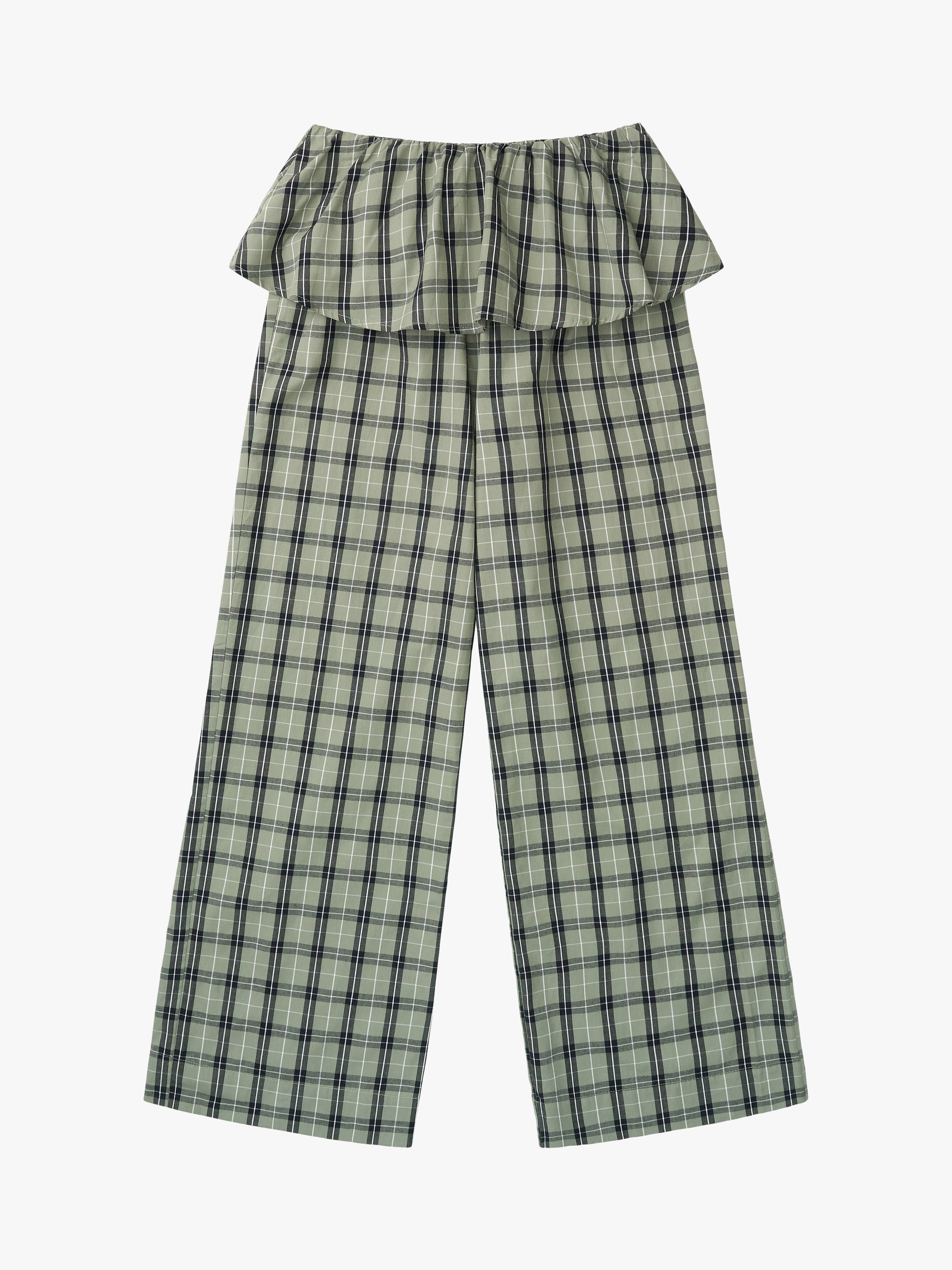 Renee Pant Moss Plaid All New