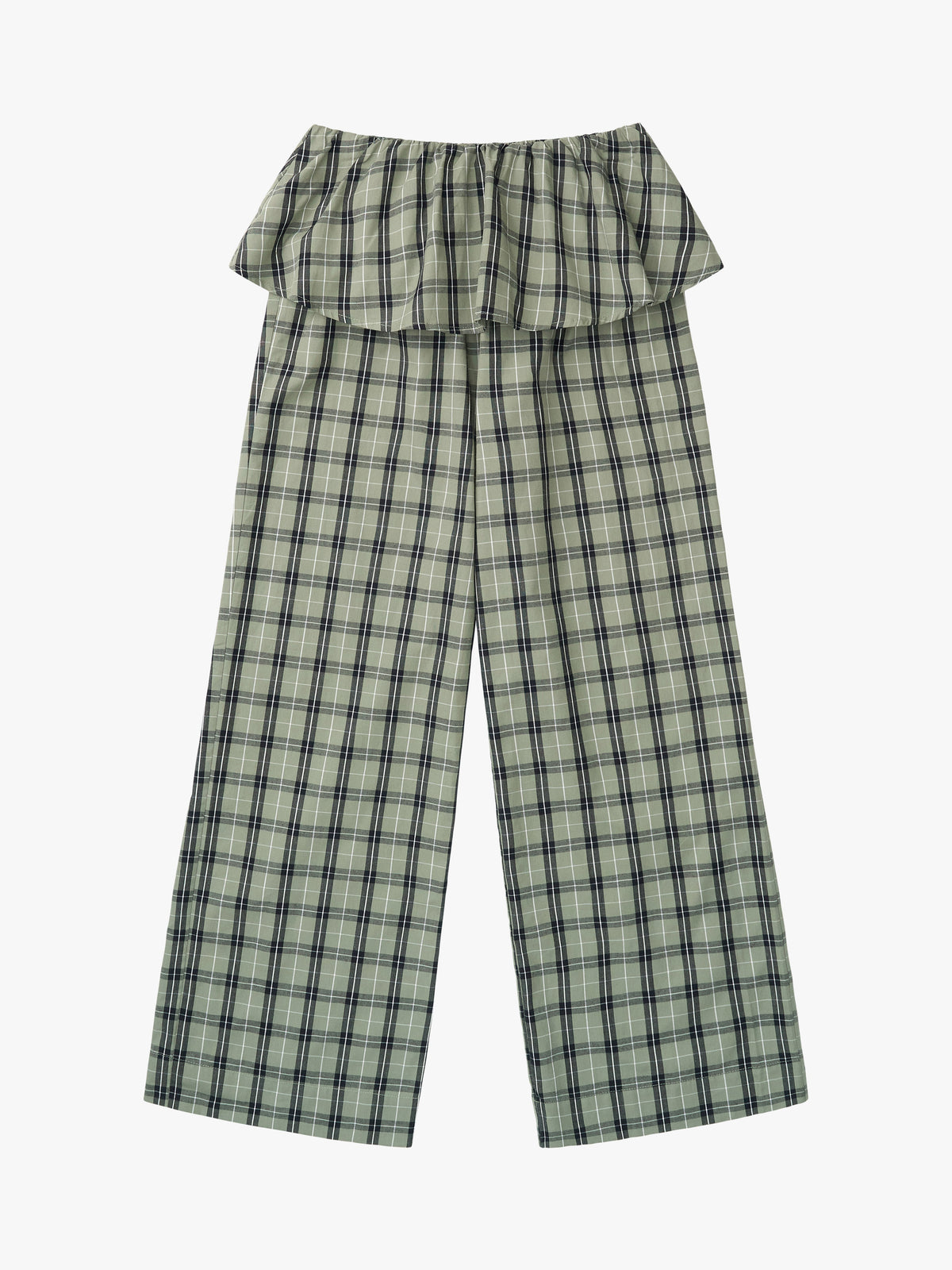 Renee Pant Moss Plaid All New