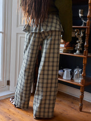 Renee Pant Moss Plaid All New