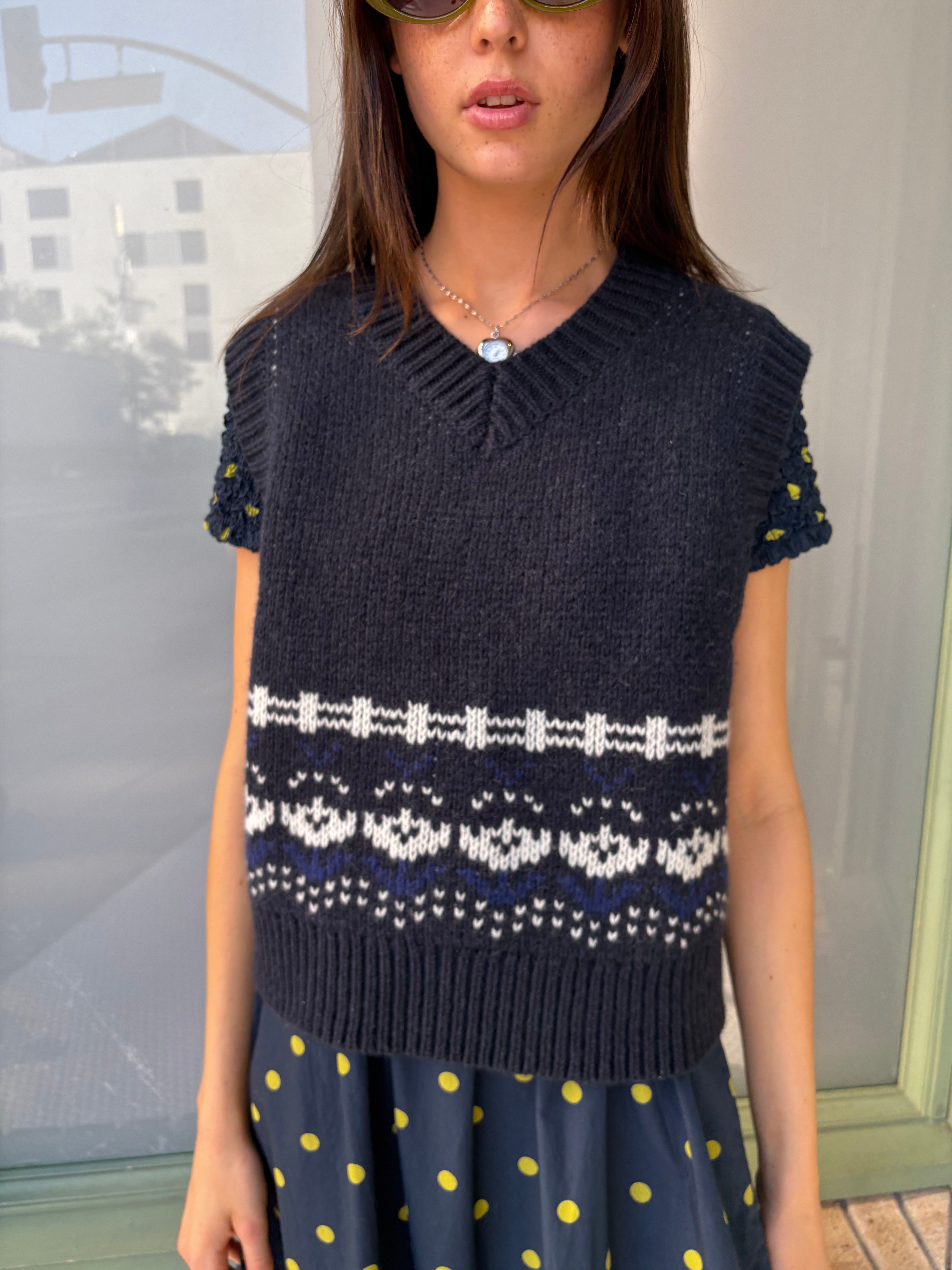 Rhona Tank Navy House Fresh Design