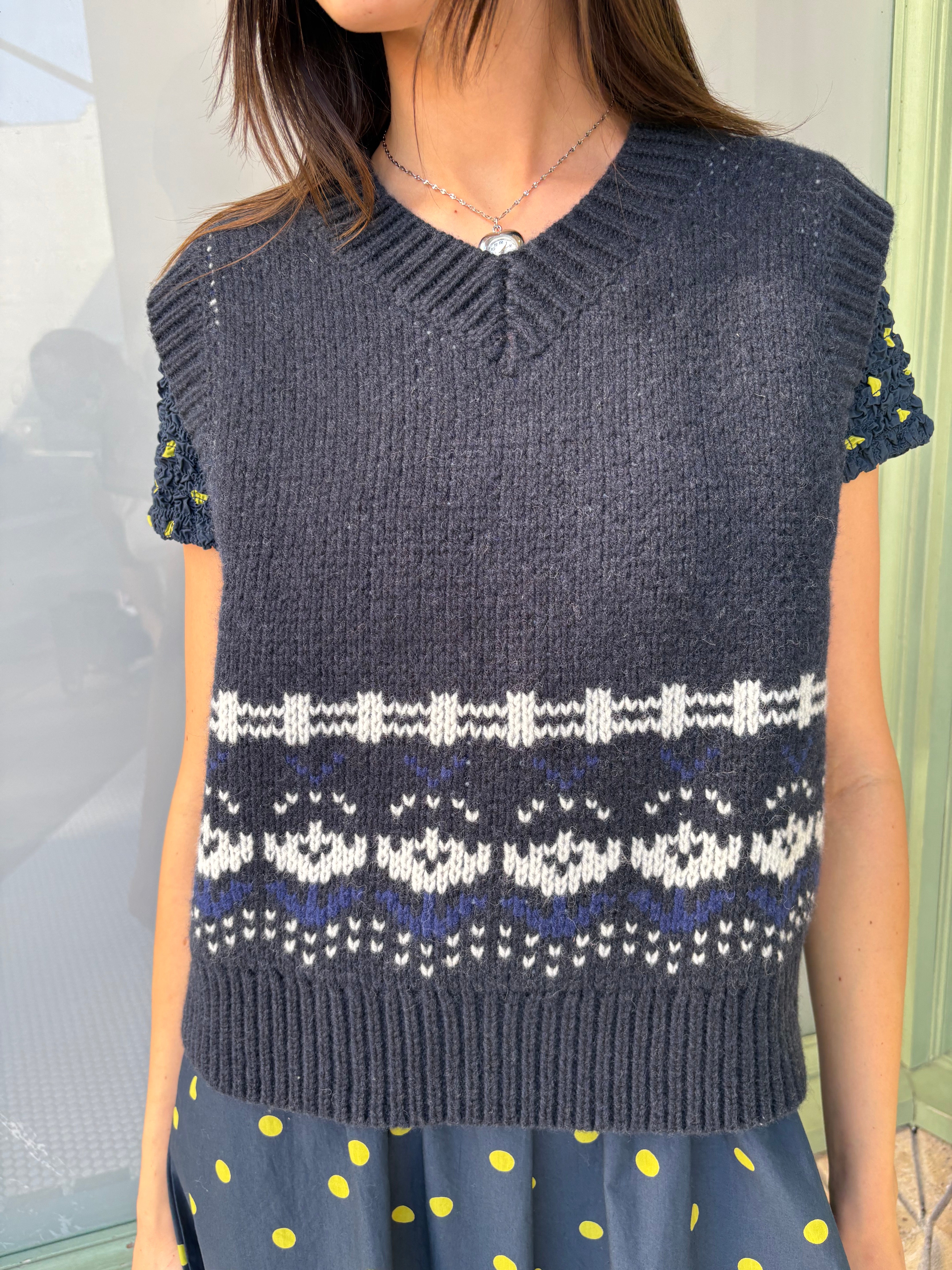 Rhona Tank Navy House Fresh Design