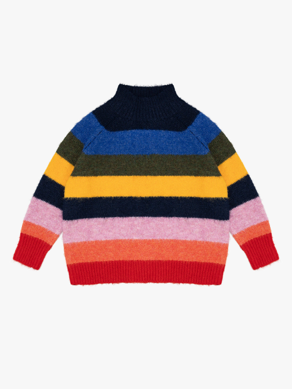 Louise Mockneck Sweater Rainbow Fine Craftsmanship