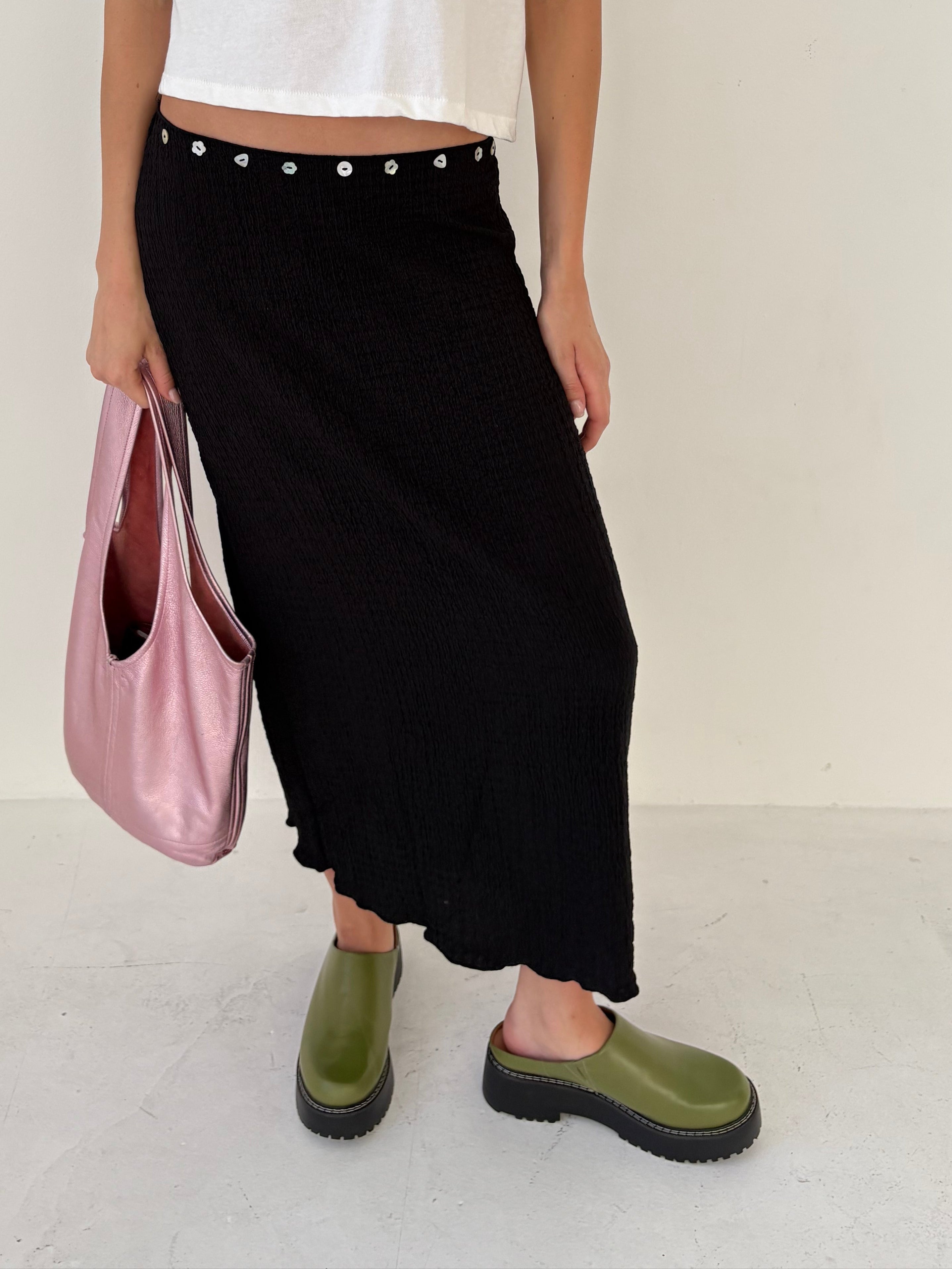 Lena Chunky Mule Olive Exclusive Style