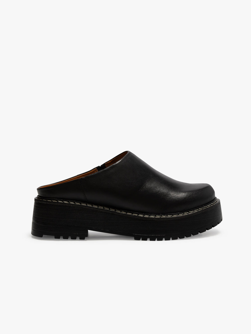 Lena Chunky Mule Black Exclusive Style