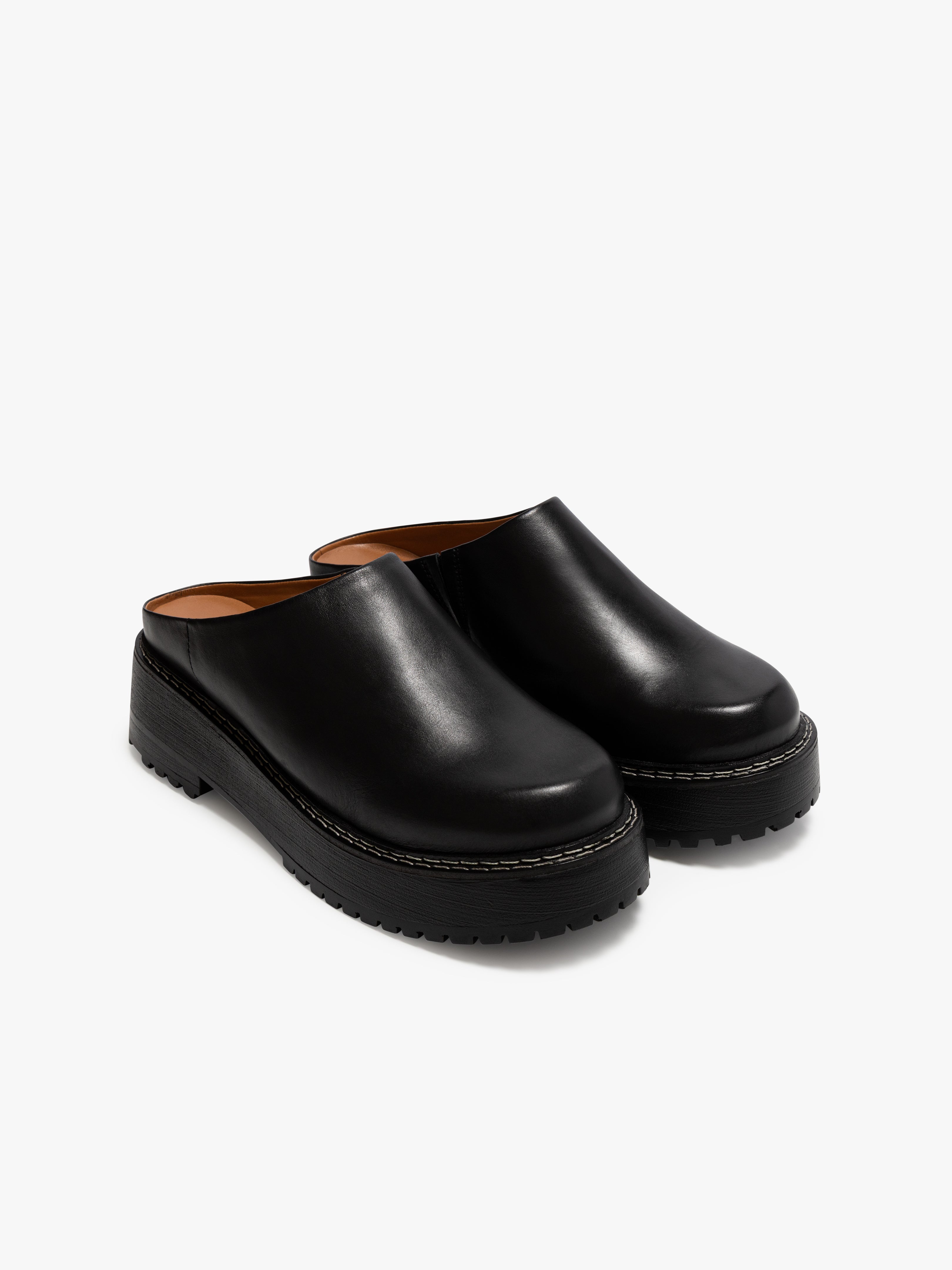 Lena Chunky Mule Black Exclusive Style