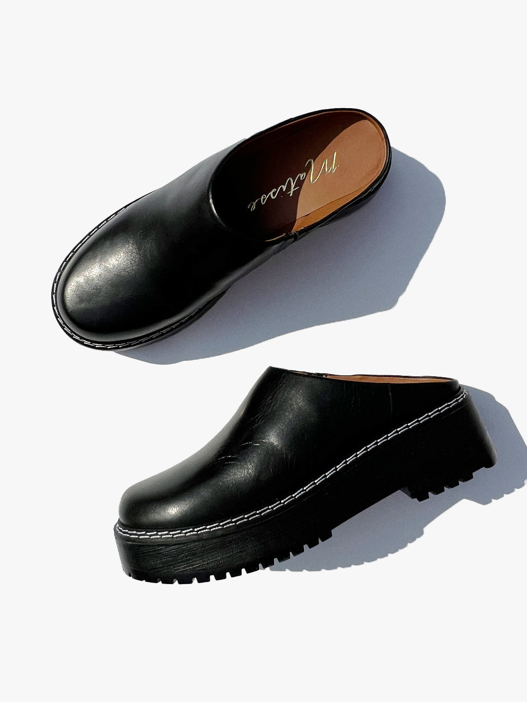 Lena Chunky Mule Black Exclusive Style