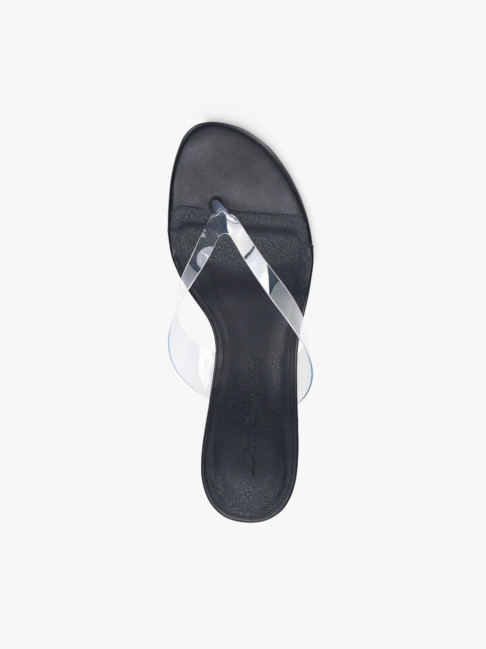 Ramona Wedge Thong Jet/Clear All New