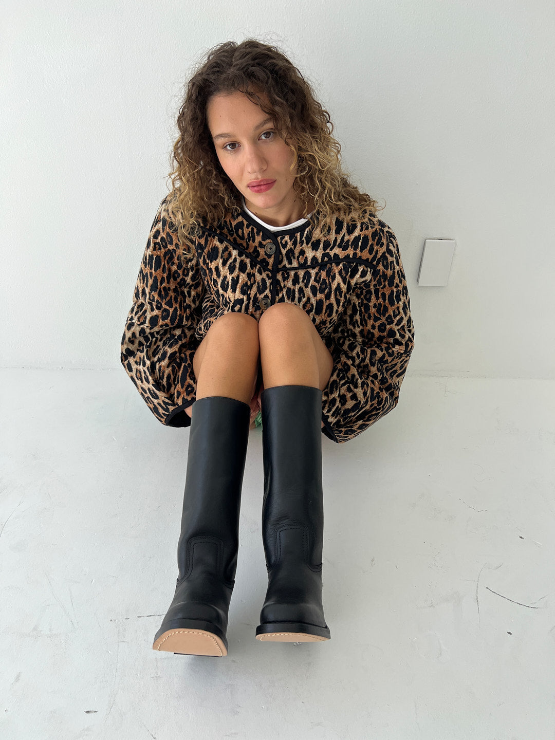 Campus Knee High Boot Black Exclusive Style