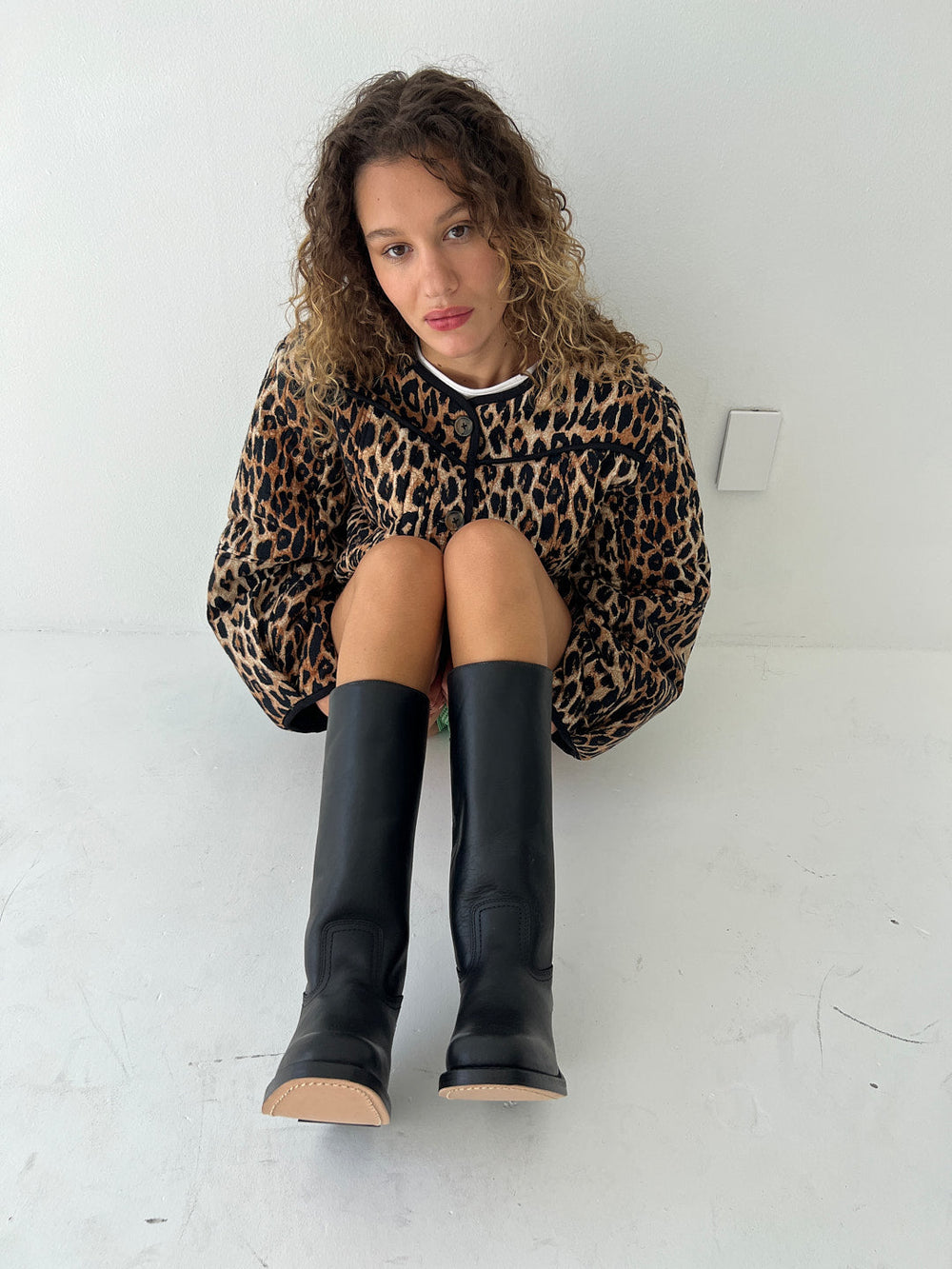 Campus Knee High Boot Black Exclusive Style