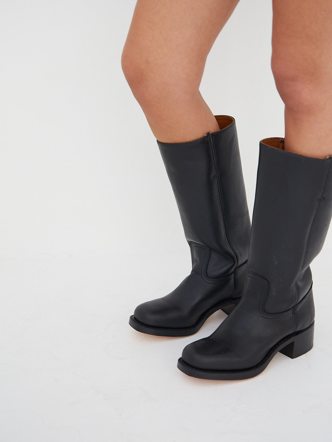 Campus Knee High Boot Black Exclusive Style