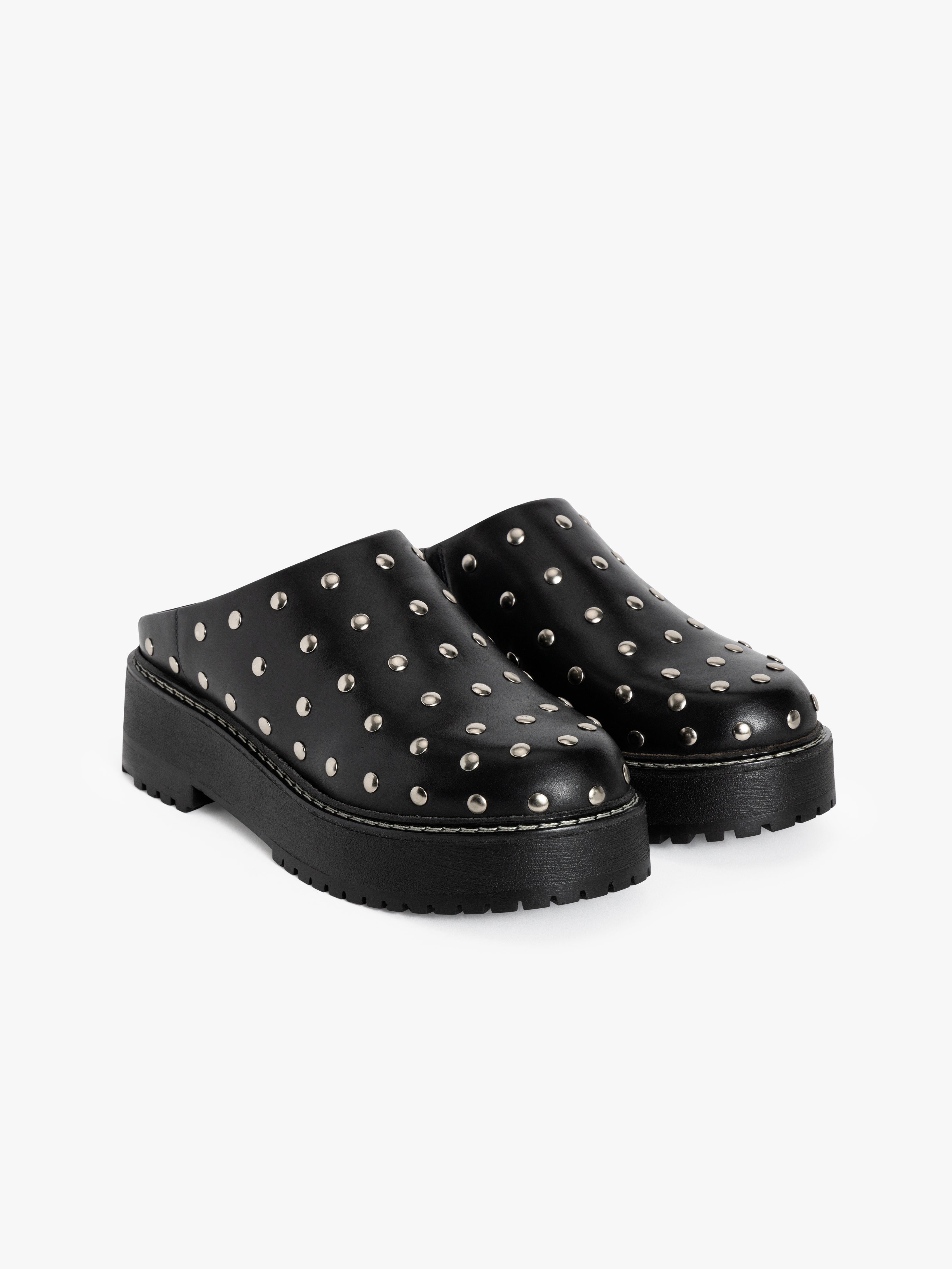 Lena Chunky Mule Studs All New