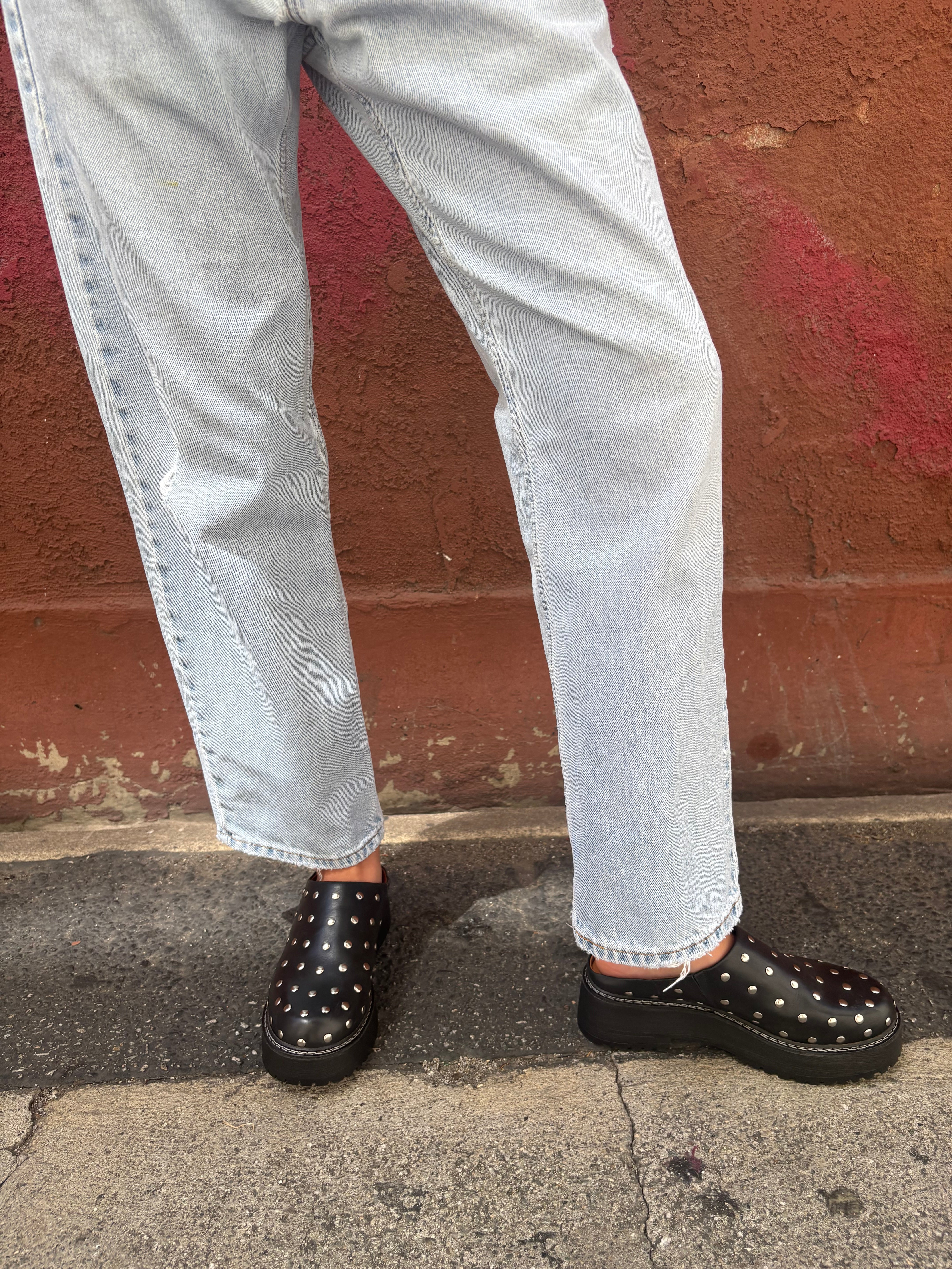Lena Chunky Mule Studs All New