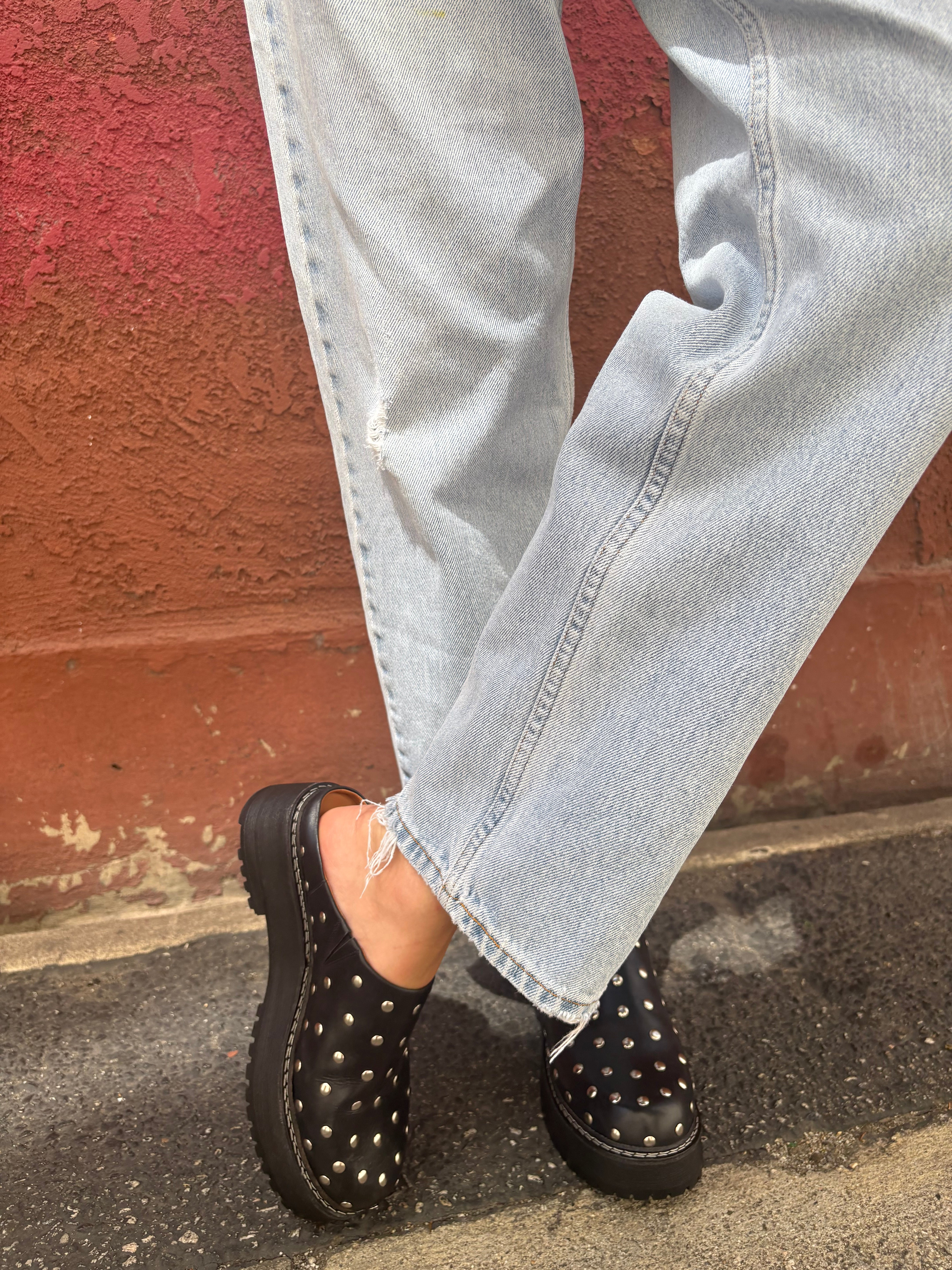 Lena Chunky Mule Studs All New