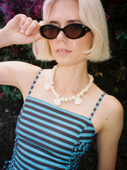 Seashell White Necklace White All New