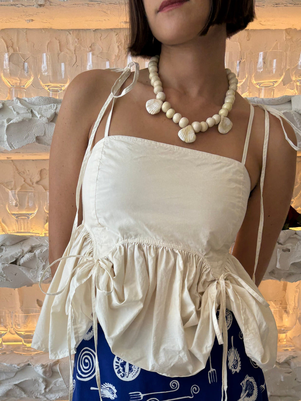 Seashell White Necklace White All New