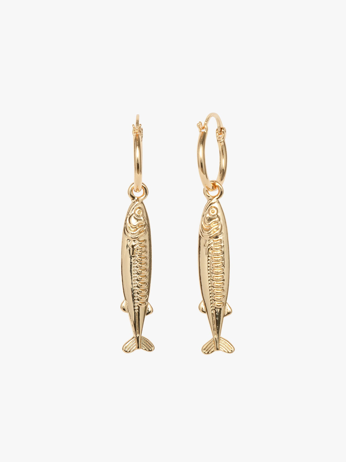 Anchovy Earrings Gold Exclusive Style