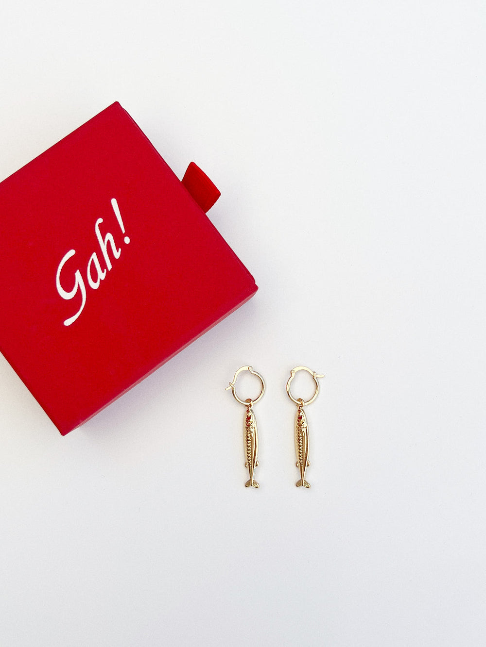Anchovy Earrings Gold Exclusive Style