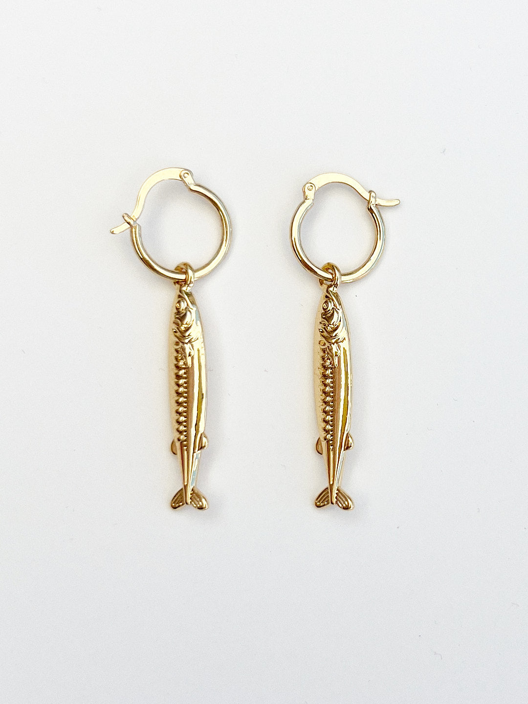 Anchovy Earrings Gold Exclusive Style