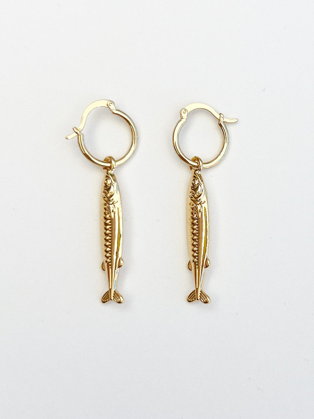 Anchovy Earrings Gold Exclusive Style