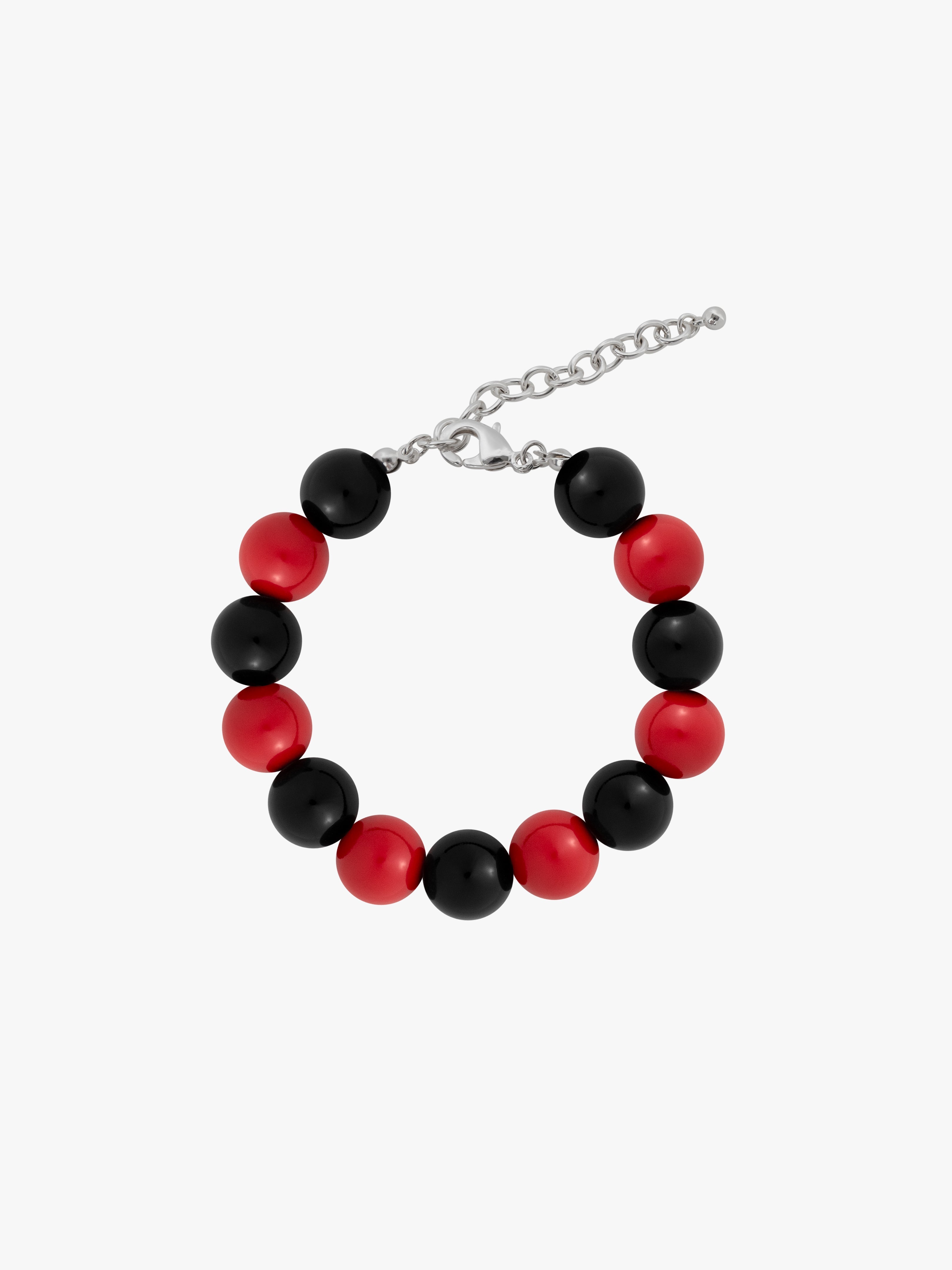 Lola Beaded Bracelet Red/Black Fresh Design