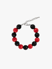 Lola Beaded Bracelet Red/Black Fresh Design
