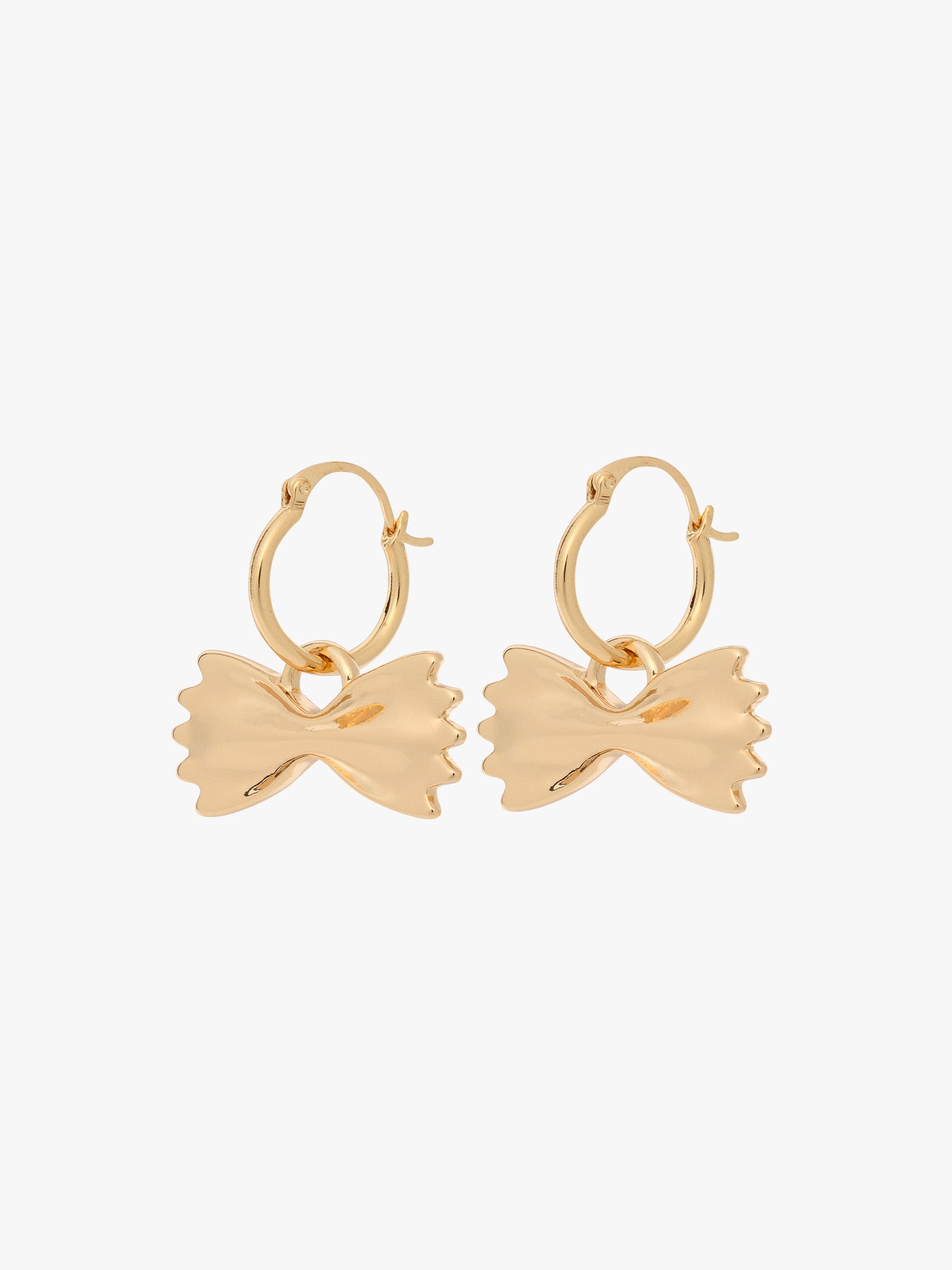Farfalle Hoops Gold Fine Craftsmanship