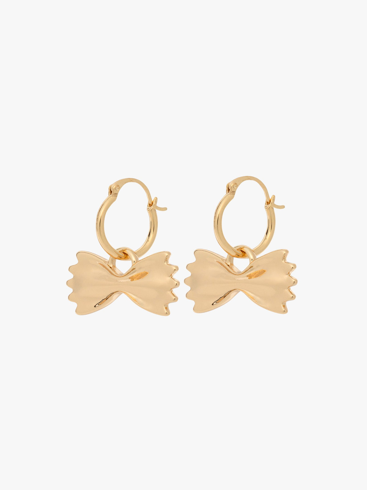 Farfalle Hoops Gold Fine Craftsmanship