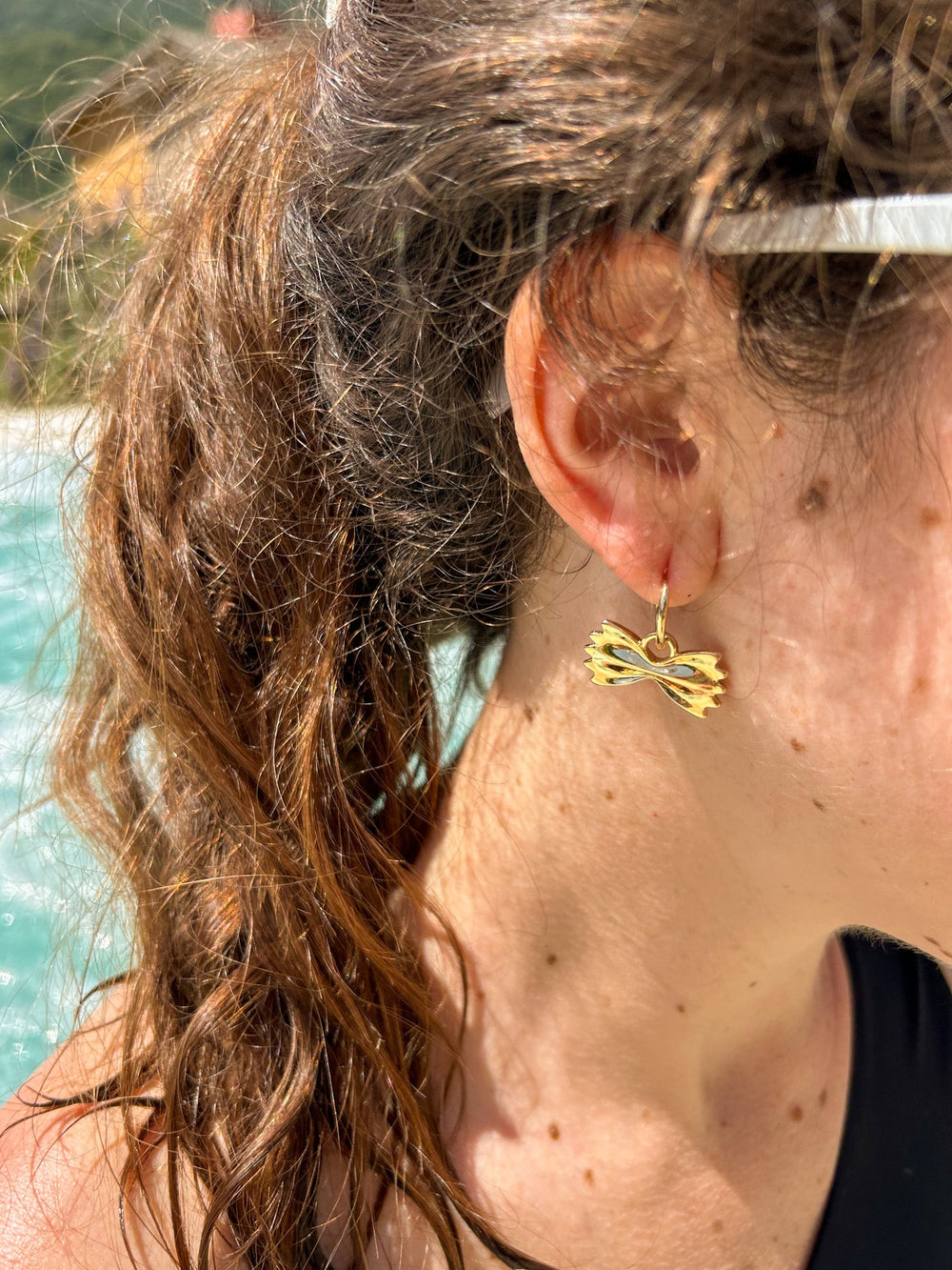 Farfalle Hoops Gold Fine Craftsmanship