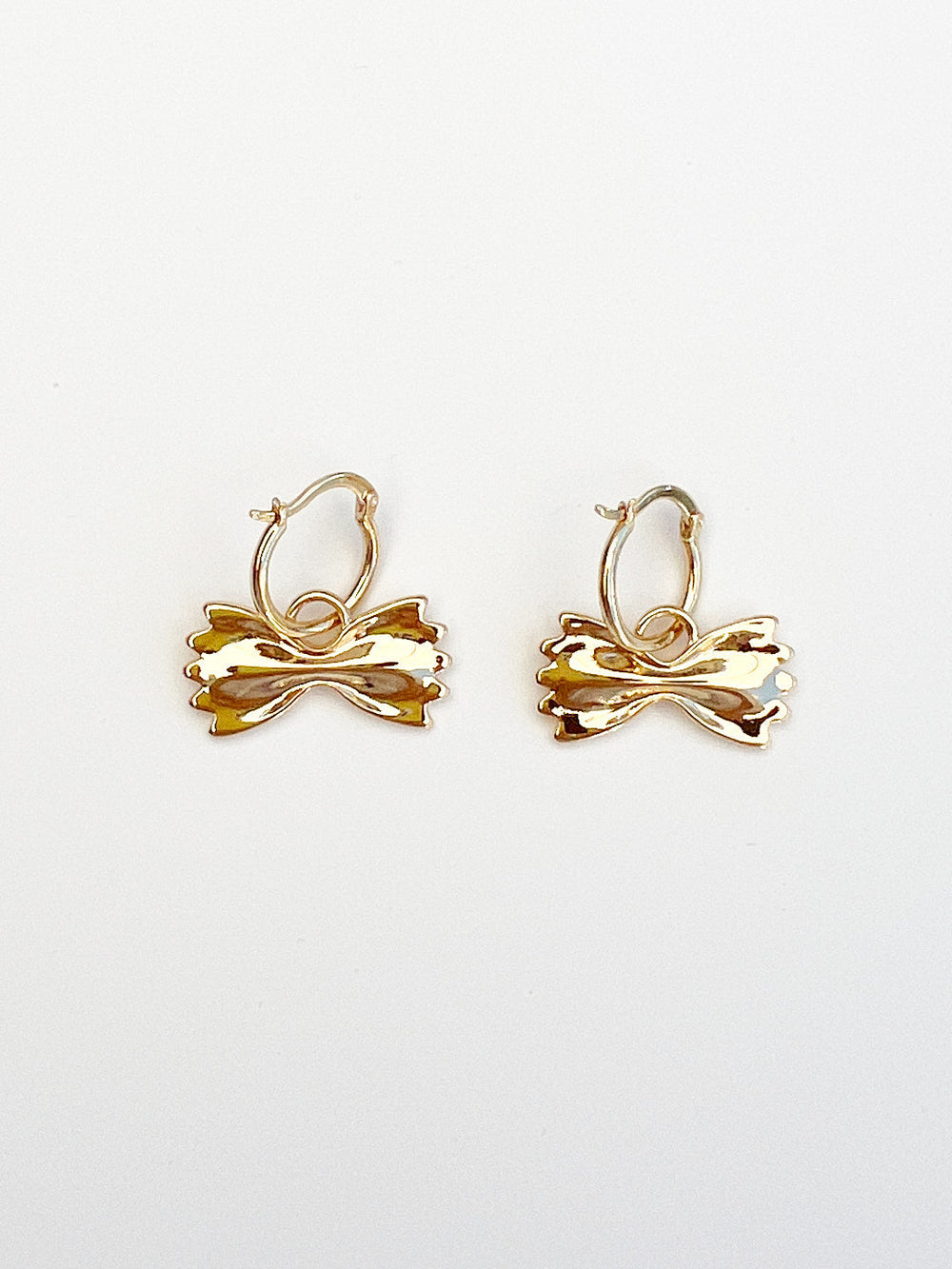 Farfalle Hoops Gold Fine Craftsmanship